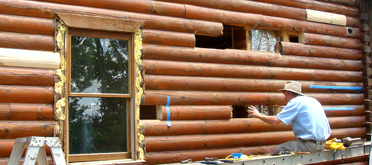 Log Home Repair Perry County, Alabama