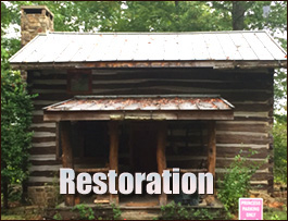 Historic Log Cabin Restoration  Perry County, Alabama